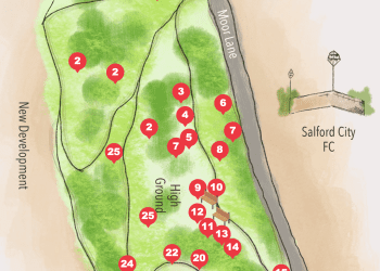 An interactive botanical trail through Kersal Moor
