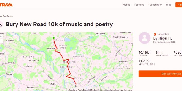 Bury New Road 10k Heritage Music Run