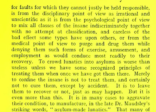 Prestwich Hospital Births Lunacy Reform