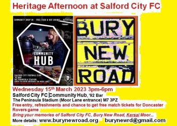 Bury New Road Heritage Afternoon at Salford City FC