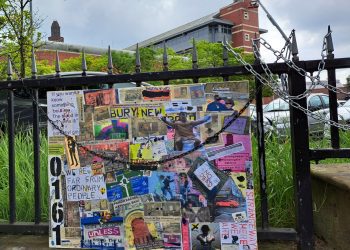 Artworks By Prisoners at HMP Manchester  Chained To Prison Railings