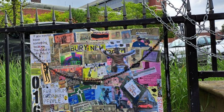 Artworks By Prisoners at HMP Manchester  Chained To Prison Railings
