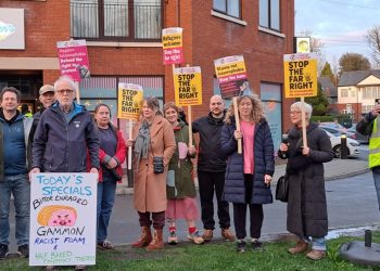 Protest Hits Katie Hopkins Karen’s Diner Show