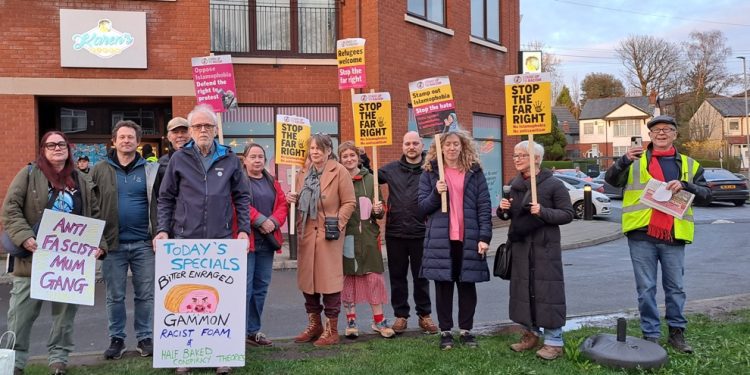 Protest Hits Katie Hopkins Karen’s Diner Show